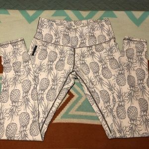 NWOT Love Fitness Pineapple leggings
